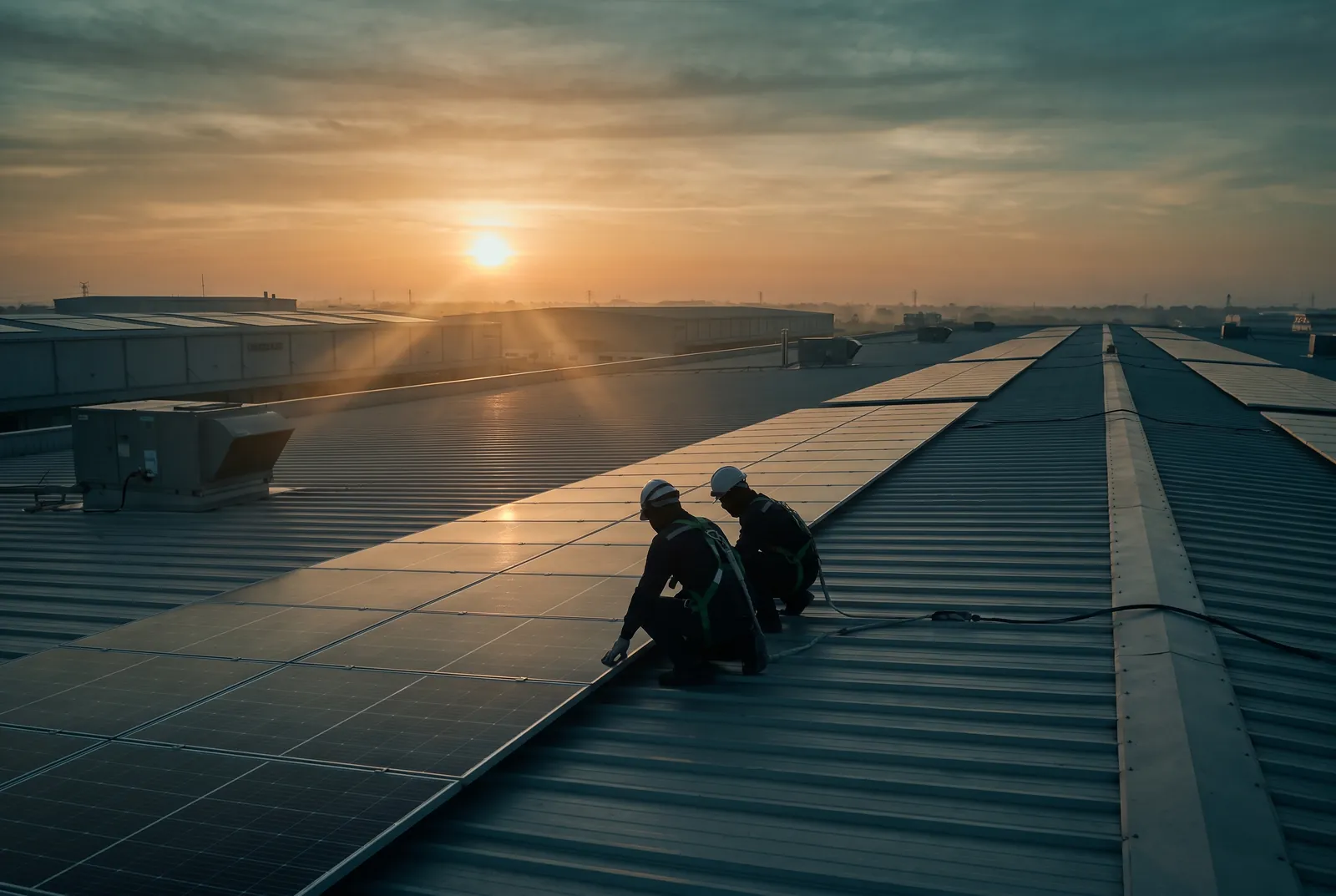Instalación de placas solares y autoconsumo fotovoltaico en nave logística